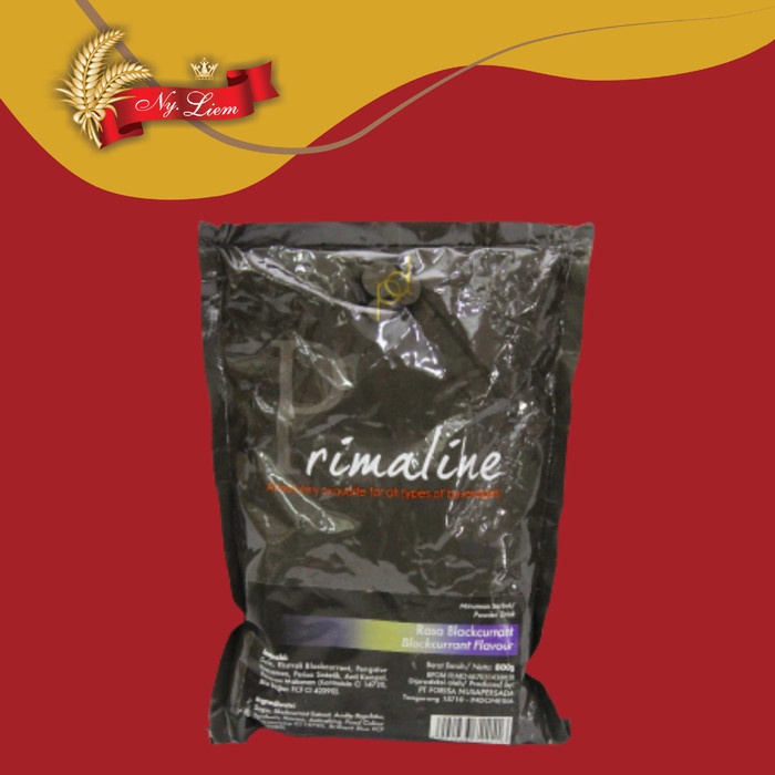 PRIMALINE Serbuk Minuman Instant Rasa Blackcurrant 800 gram