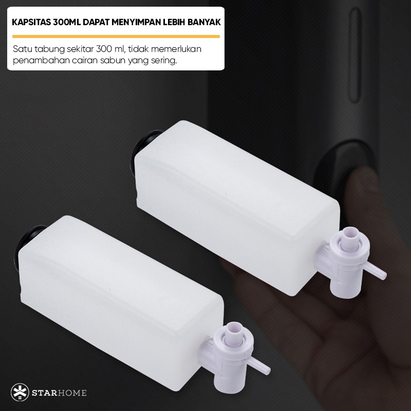 Tempat Sabun Cair Double Tempat Sanitizer Dispenser Sabun Cair 600 ml  Anti Macet Anti Bocor Dispenser Sabun 7116-2