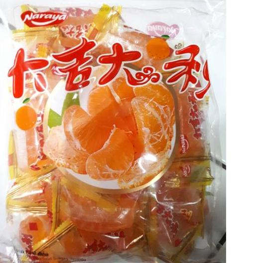 

Promo✔️⭐-JELLY ORANGE MANDARIN CANDY/JELLY JERUK 500gr