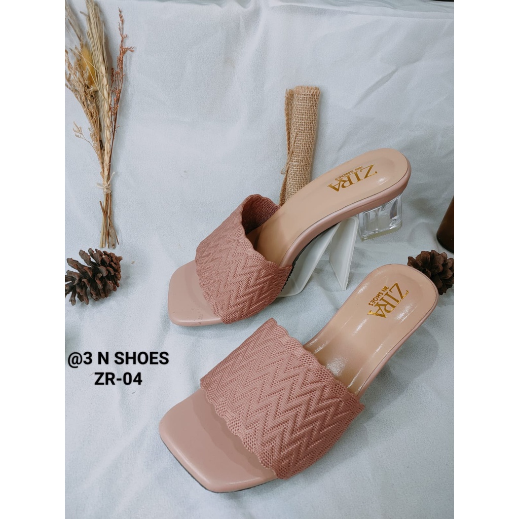 Sendal Heels Rajut Hak Kaca 5cm Terbaru Sandal buat Kondangan Wanita Kekinian  Hills Prempuan Sandal Real Pictt Sandal Pesta Sandal Cewek Dewasa Sandal hak kaca terbaru termurah ZR 04