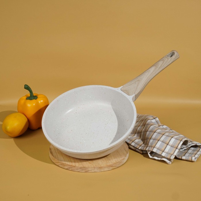.........] Wajan Anti lengket Cypruz White Granite Fry Pan