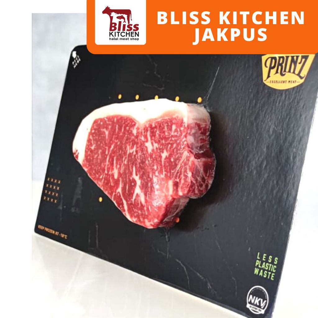 

PRINZ Skin Vacuumed Sumatran Wagyu Beef Sirloin MB6+ 200gr