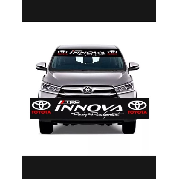 STIKER MOBIL STIKER KACA DEPAN MOBIL INNOVA STIKER CUSTOM