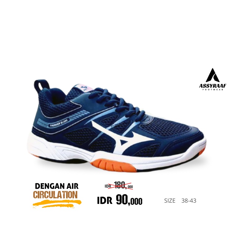 Sepatu Olahraga Running Voli Pria Wanita Mizuno Ukuran 38 39 40 41 42 43 pria wanita