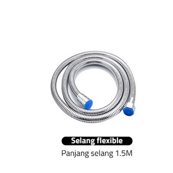 TERLARIS - Kepala Shower Mandi - Turbo Fan Shower Head Set 1645 - shower kamar mandi air kencang / Kran Shower Kamar Mandi / Hand Shower Set / kepala shower / shower mandi full set murah / shower / sower
