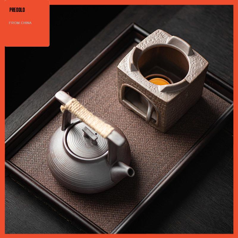 [Predolo] Teko Keramik Tea Kettle Handmade Teapot Penghangat Untuk Piknik Dapur Kantor