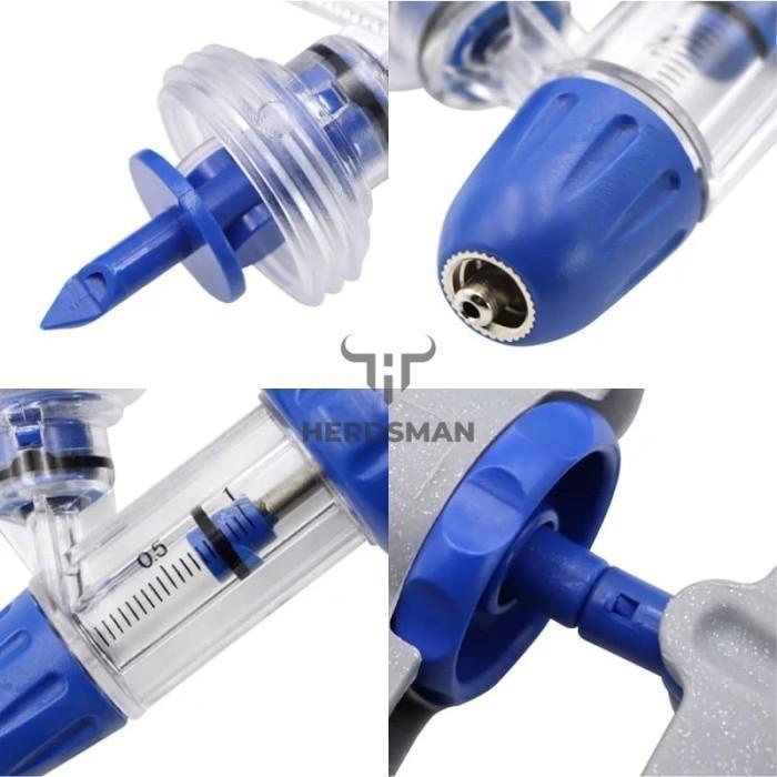 Alat Suntik Otomatis 5ml Suntikan Ternak Alat Suntik Suntikan Injeksi