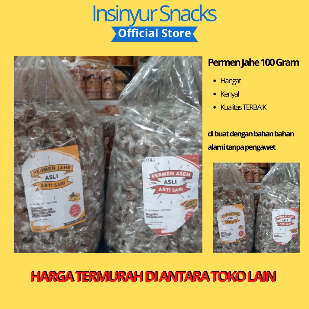 

SALE TERMURAH!!! Permen Jahe 500 Gram