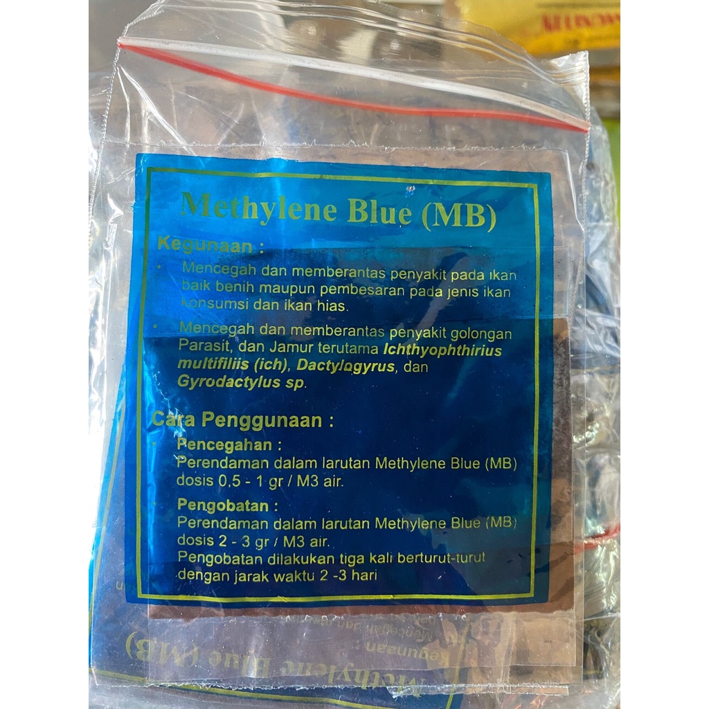 methylene blue obat biru obat jamur virus cupang lele koi chanai pari