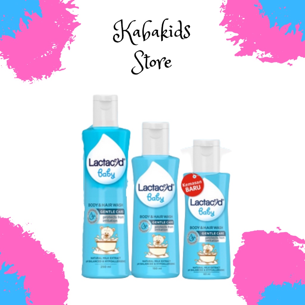 Lactacyd Baby Liquid Soap Body and Hair Wash Lactacyd Kemasan Baru Sabun Bayi - Kabakids Store