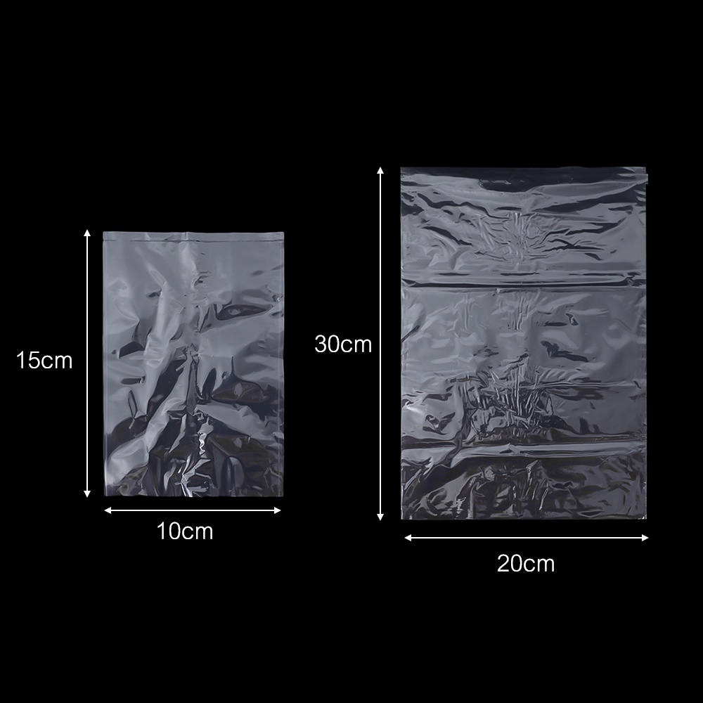 10pcs Tas Sepatu Anti Debu Waterproof PVC Heat Shrinkable Film Jewel Box Packaging Polybag Makeup Alat Tulis Packing Perlengkapan