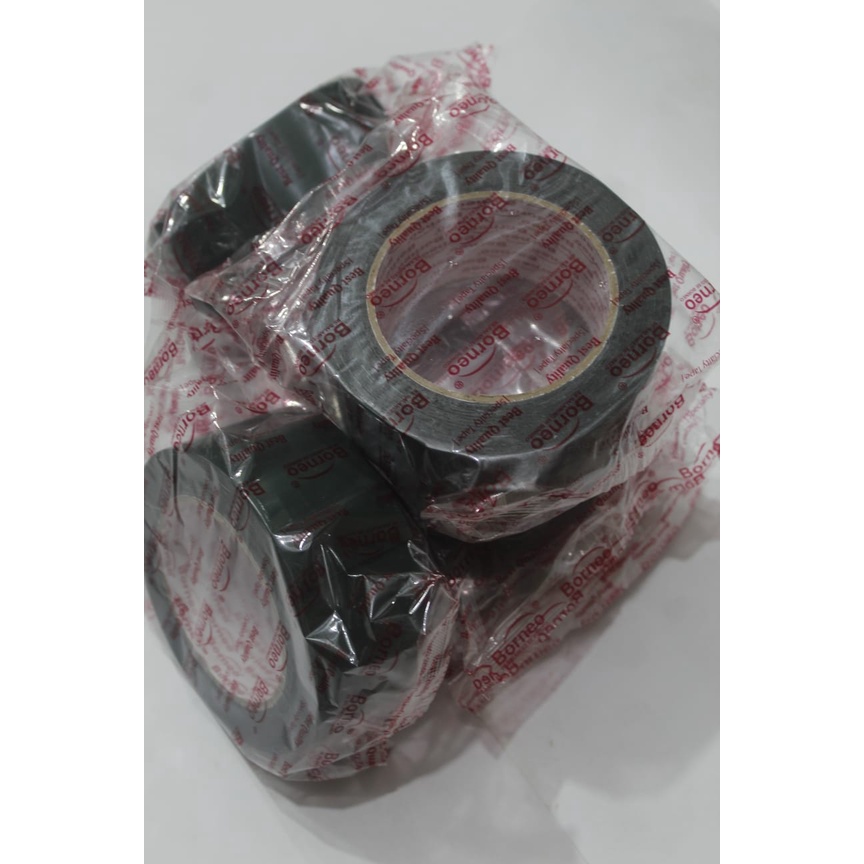 

lakban / isolasi linen / kain hitam borneo 2" - 48 mm x 12 m