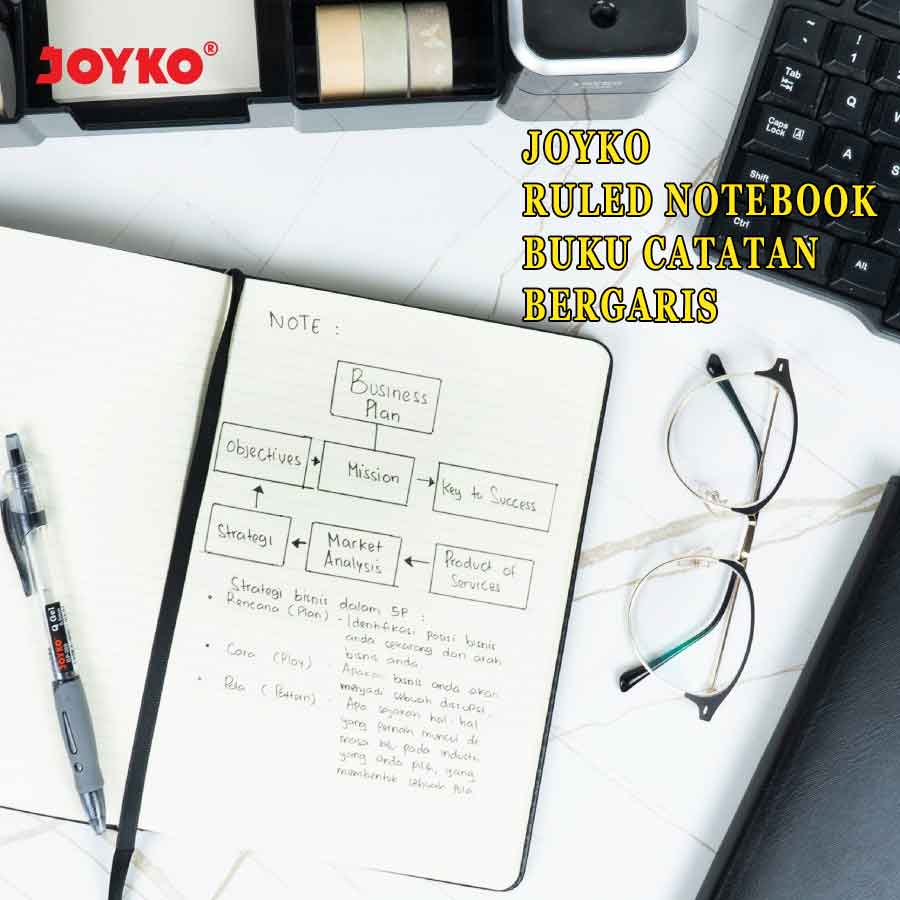 Rulled Notebook * Joyko * Buku Catatan Bergaris * Buku Tulis