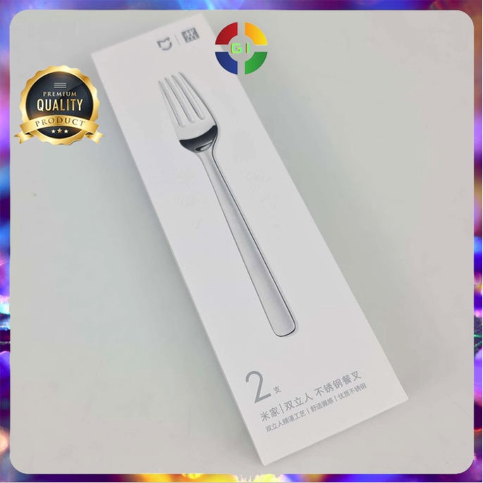 Garpu Makan Premium Xiaomi Stainless Steel 2 PCS