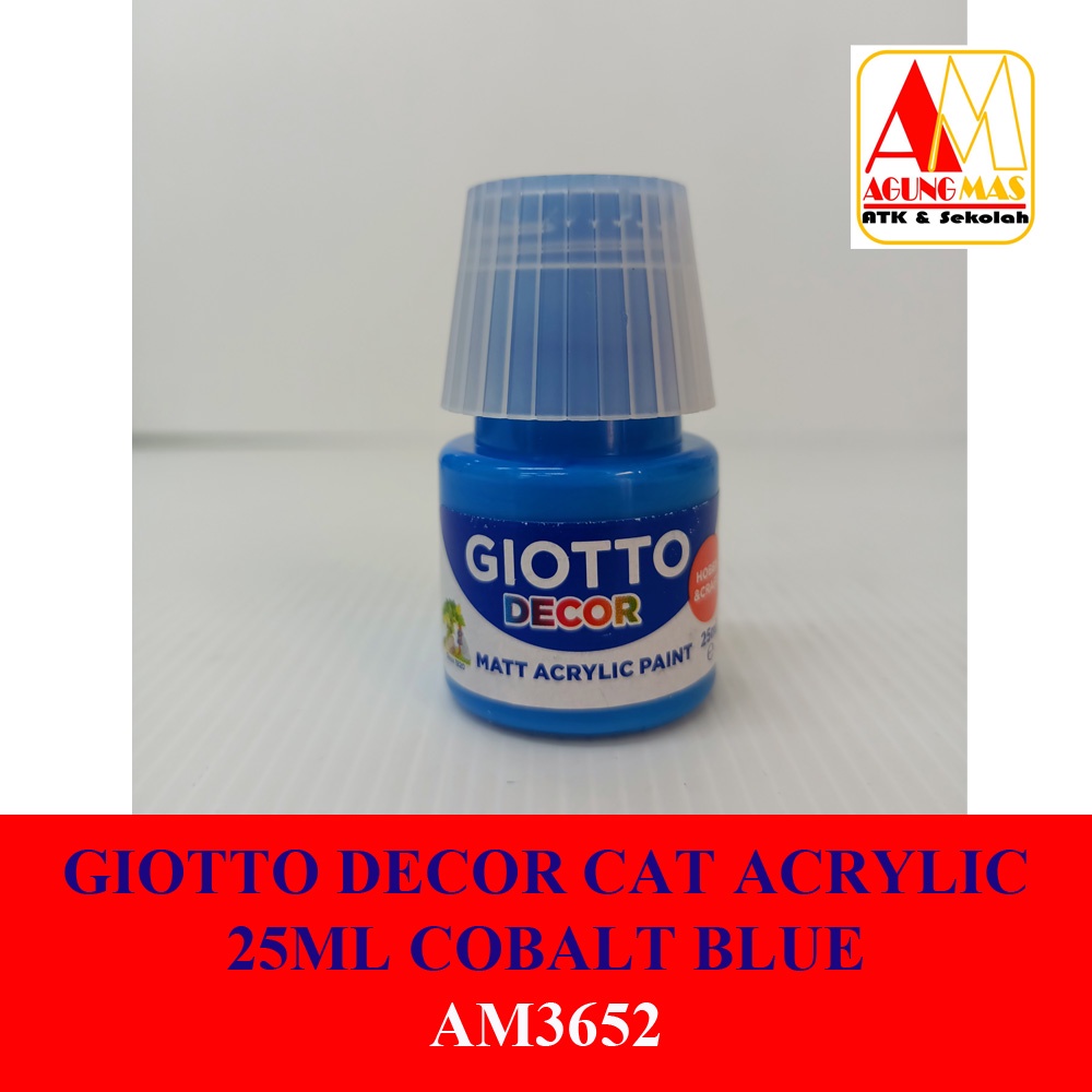 

GIOTTO DECOR CAT ACRYLIC 25ML COBALT BLUE