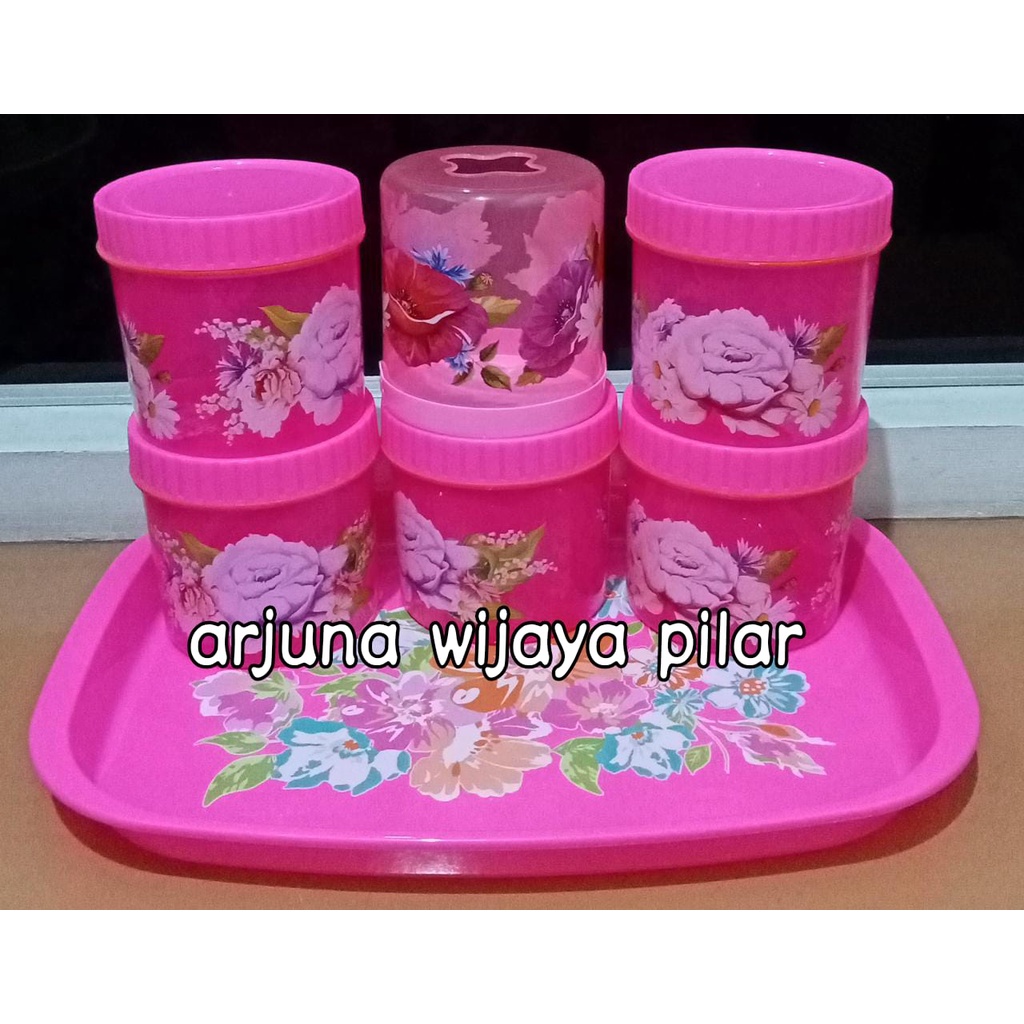 toples lebaran  500 gram+ nampan set 6 topnam tisu calista + bubblewarp