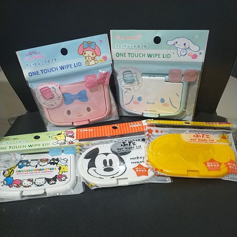 Penutup Tissue Basah Wet Tissue Cover Sanrio and Disney Mickey Mouse Winnie the Pooh My melody Cinam