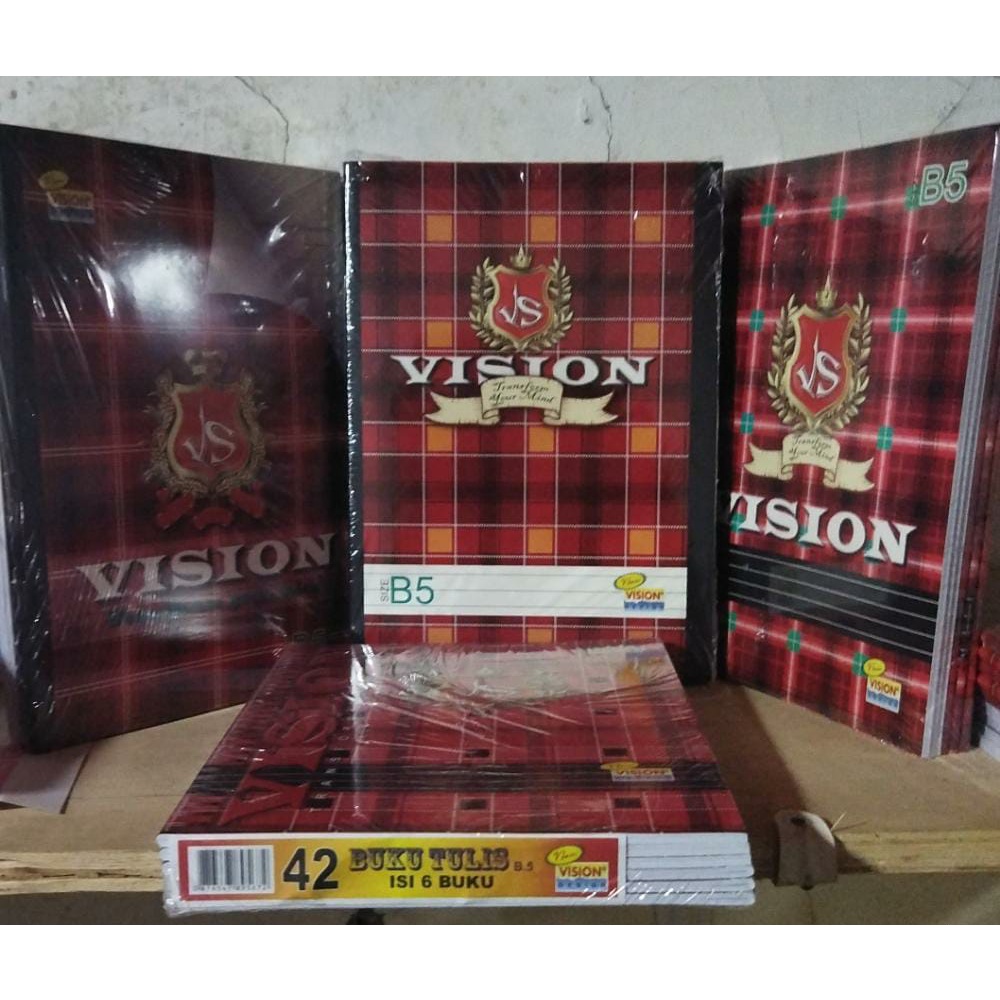 Jual Buku Tulis Campus 42 Vision Ukuran Bigboss B5 Boxy 1pack Isi 6 ...