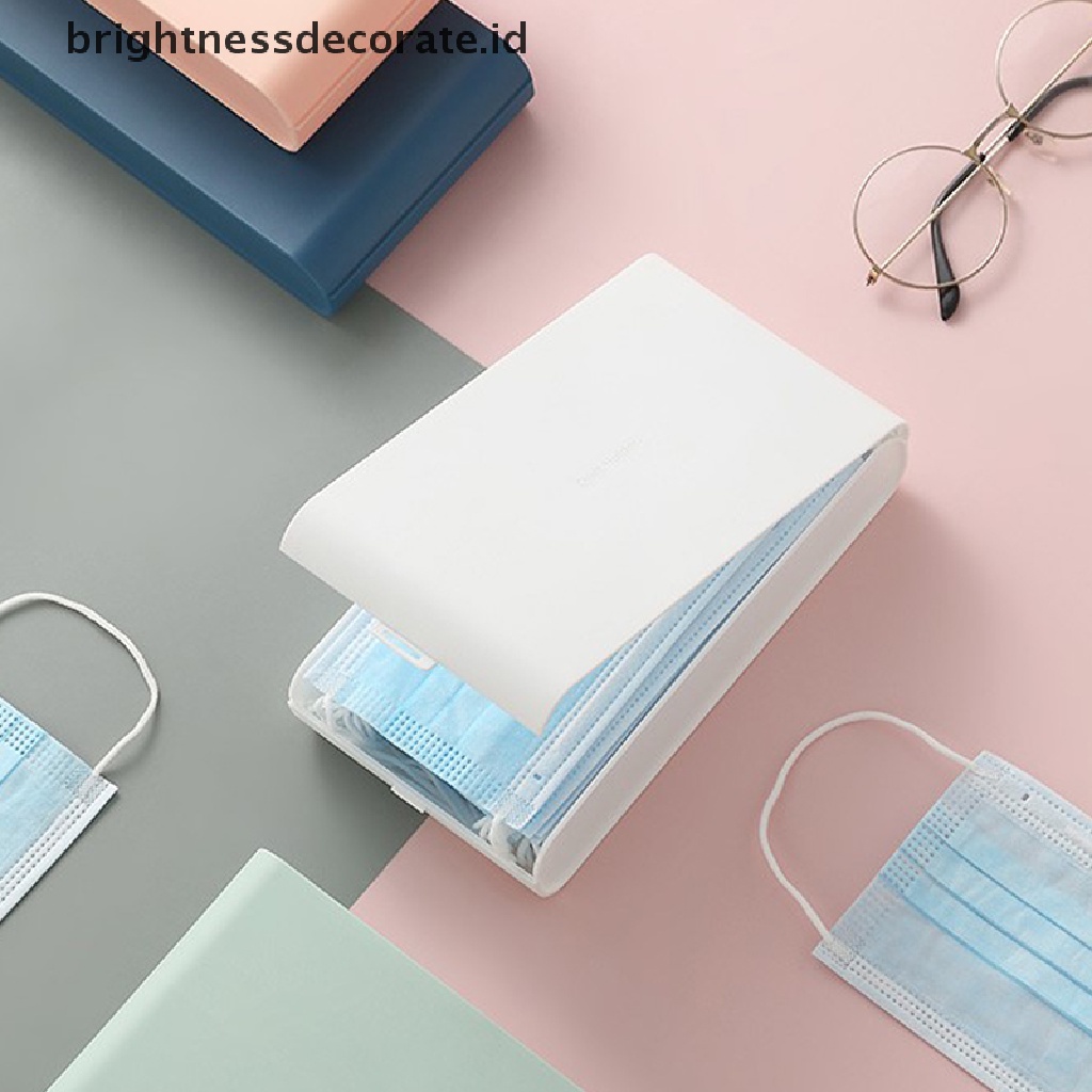 [Birth] Portable Mask Case Masker Wajah Folder Aman Polusi Disposable Mask Box Organizer [ID]