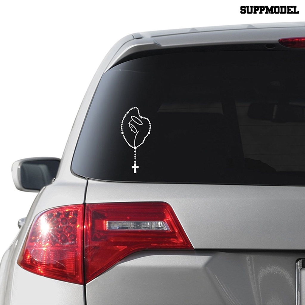 [SM] Self-adhesive Mary Rosario Mobil Body Bumper Jendela Stiker Decals Hias Untuk Bus Auto Truck