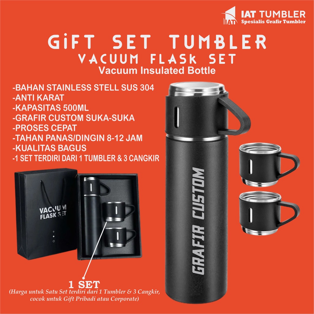 Jual Vacuum Flask Set, Vacuum Flask Set Termos, Vacuum Flask Set