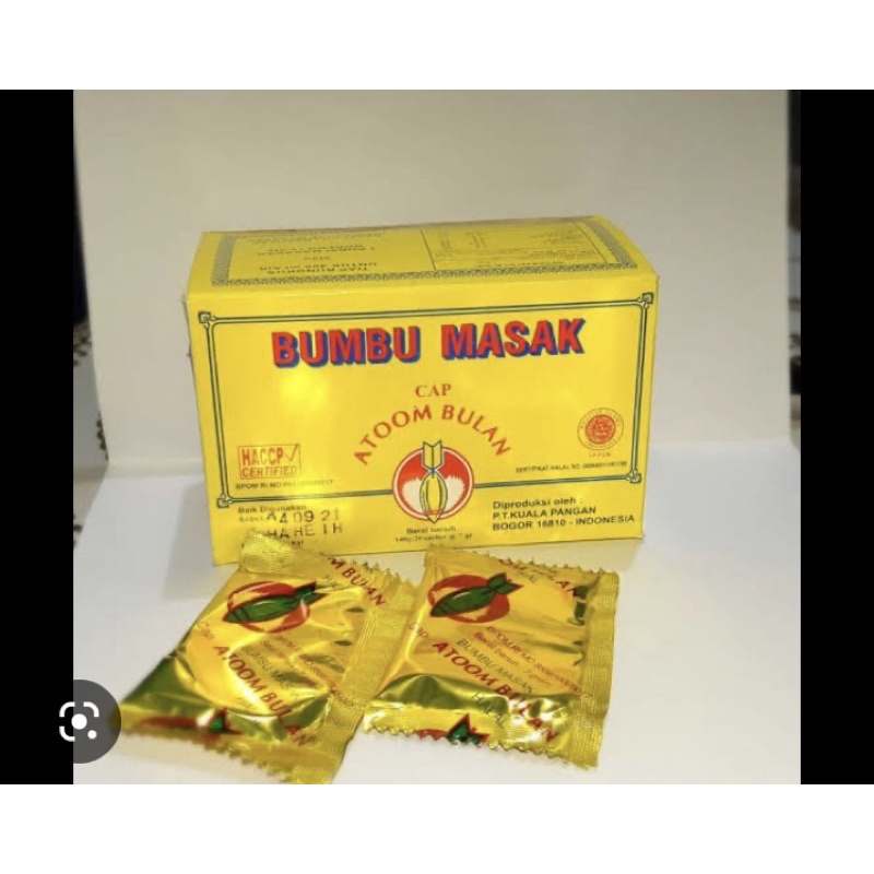 

bumbu penyedap cap atom bulan