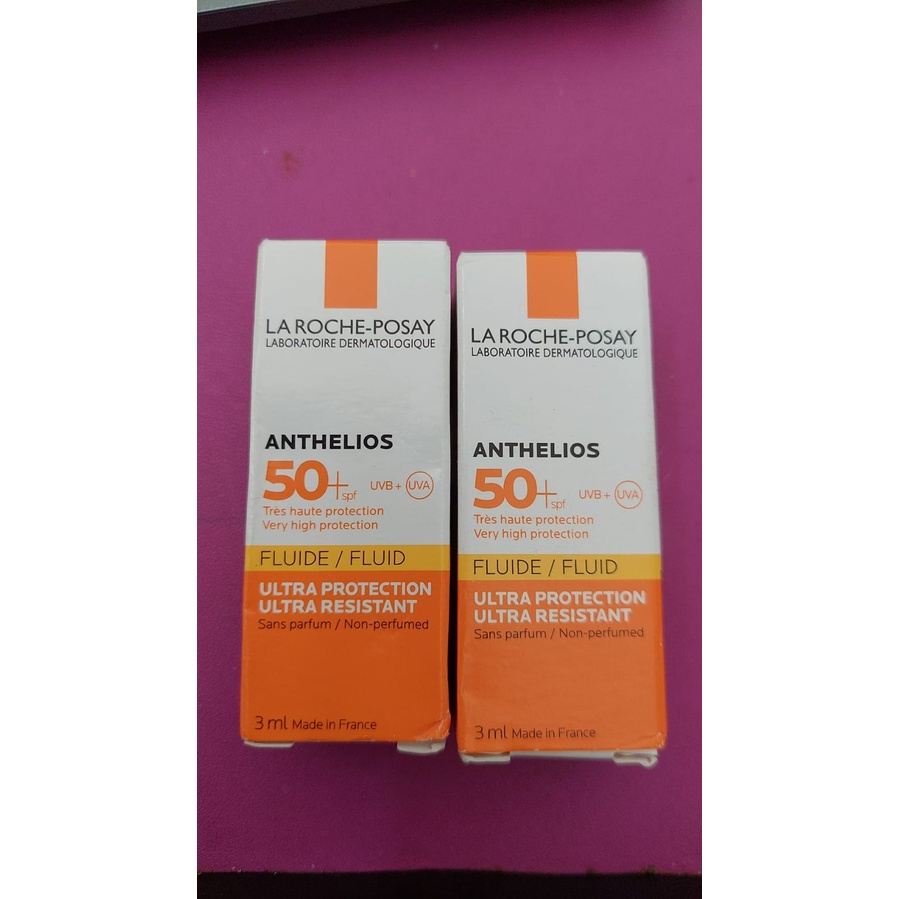 La Roche Posay Anthelios Invisible Fluid SPF 50+ PA++++ Mini Size 3ml - Sunscreen