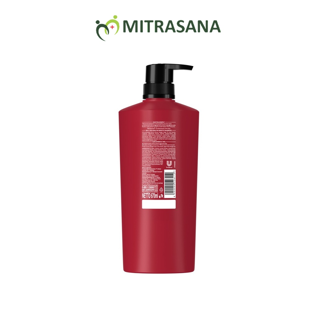 Tresemme Shampoo Keratin Smooth 670 Ml