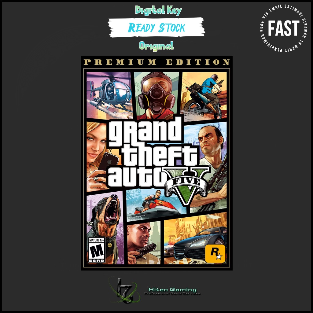 Jual Grand Theft Auto V: Premium Edition [Rockstar] [Digital Key] [PC ...