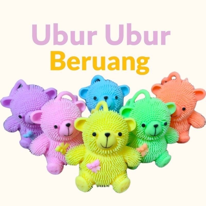 Bola Yoyo LED Bear Beruang Squishy Fidget Toys New Sensory Mainan Anak Stress Ball Squeeze Montesori Montessori Kids Toy