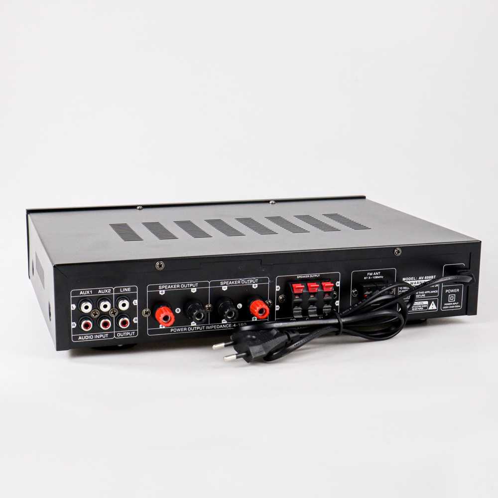 Sunbuck Audio Bluetooth Amplifier Karaoke 5CH 600W - AV-608BT - ELNK