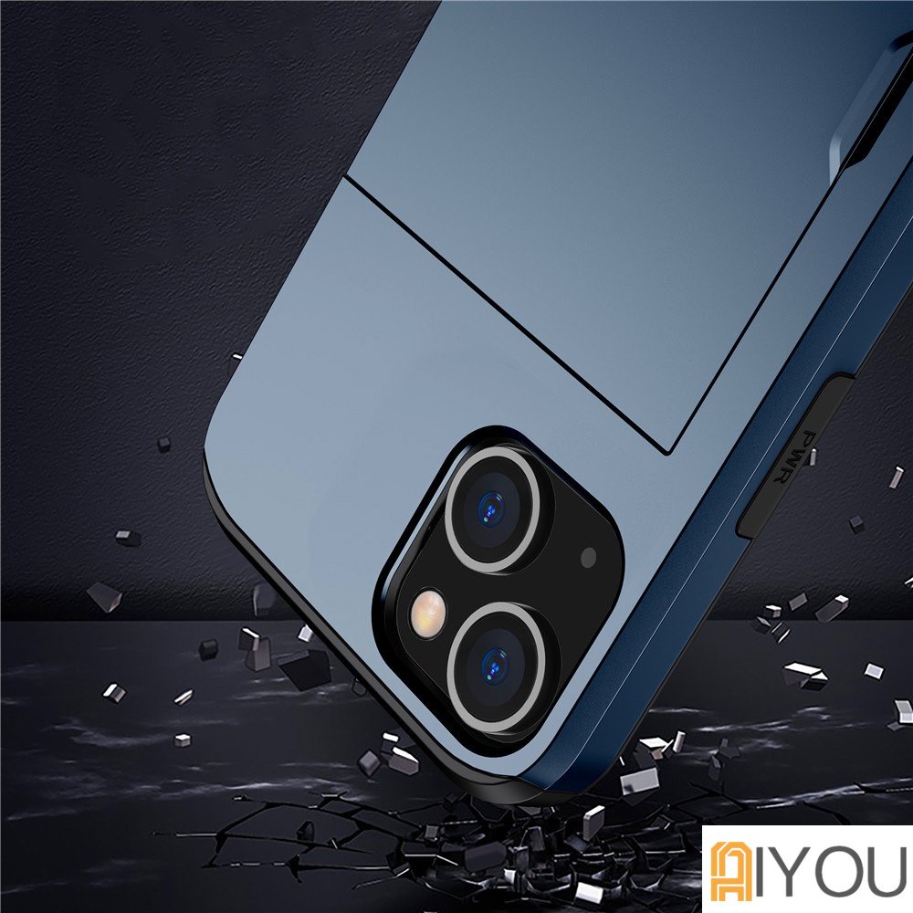 Untuk iPhone 14pro Max 13pro Max 12pro Max 11pro Max Xs Max Xr X Casing Armor Keras Tahan Guncangan Mewah Dengan Slot Kartu