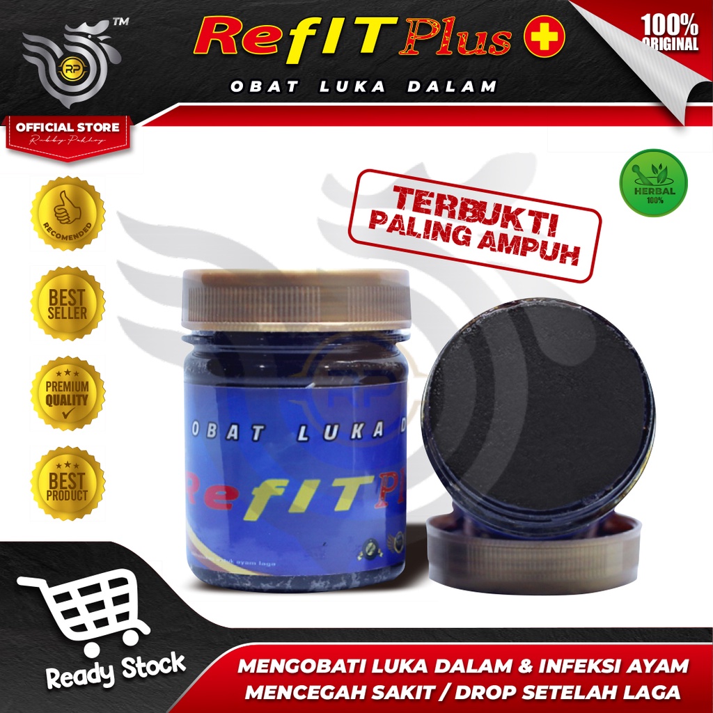 REFIT PLUS OBAT LUKA DALAM PALING AMPUH UNTUK AYAM LAGA