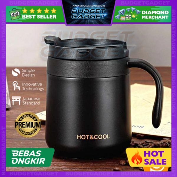 

Promo HOTnCOOL Botol Minum Mug Tumbler Coffee Stainless Steel 350ml HC300 - Hitam Limited