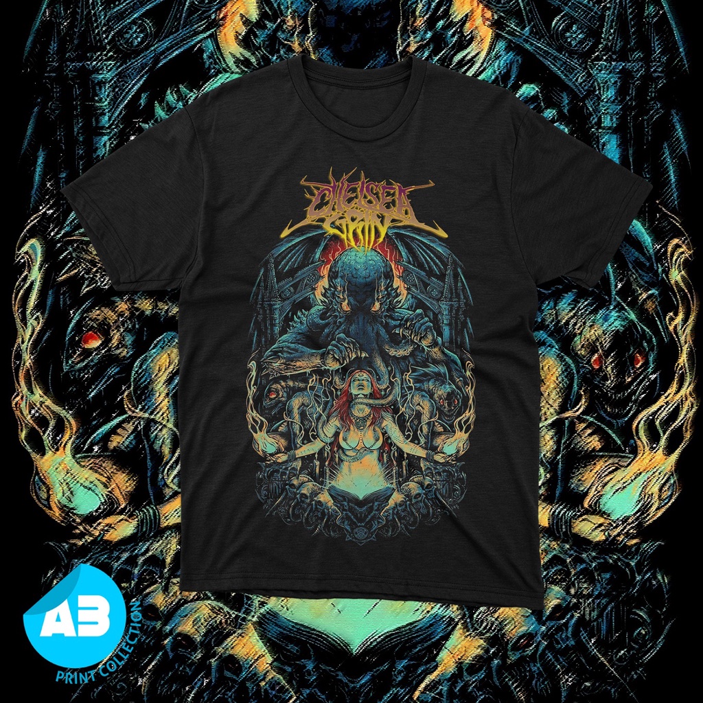 Kaos T-Shirt Dewasa Band Chelsea Grin CHGART01