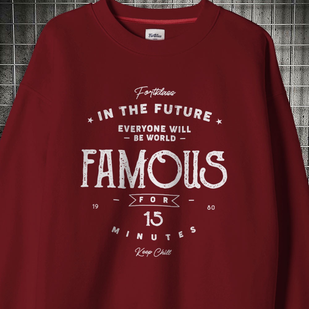HIPNOP Sweater Famous FortKlas Sweater Premium Pria Lengan Panjang / Sweatshirt unisex / Crewneck Pria