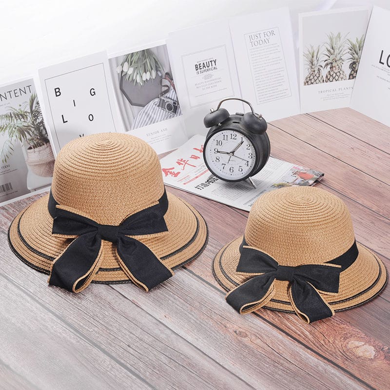 Topi Pantai Matahari Elegan Wanita Dewasa Anak2 Mode Korea Terbaru ANTI~UV ORIGINAL IMPORT