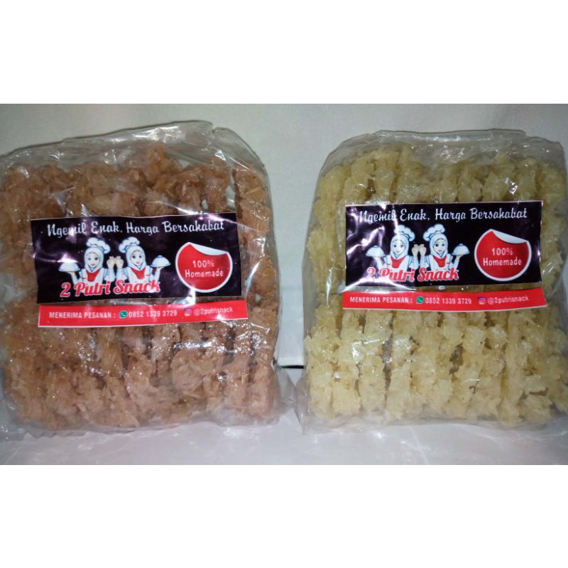 

Rangginang Paket Komplit (Terasi + Original)/2 rasa