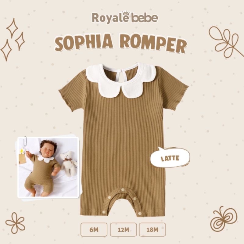 Royale Bebe - Sleepsuit Bayi (Sophia Romper)