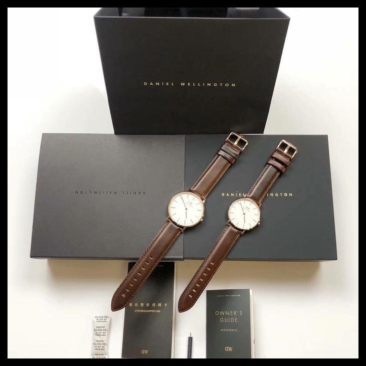 Jam Tangan Pria Wanita Dw Couple Classic Bristol Original - 40Mm