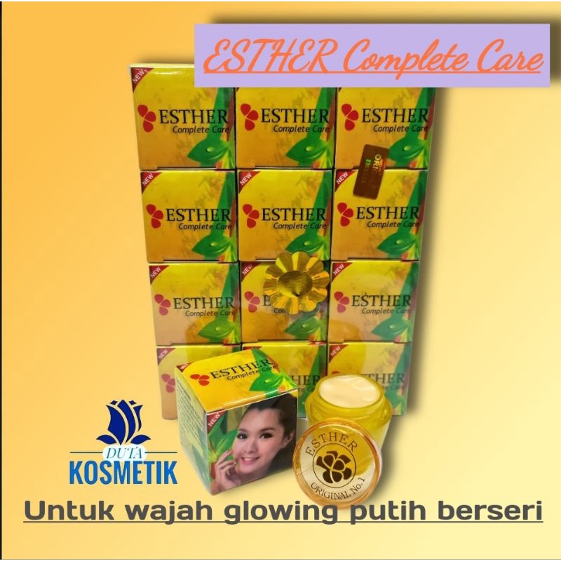 [isi 12] CREAM ESTHER GLOWING COMPLETE CARE ORI PREMIUM