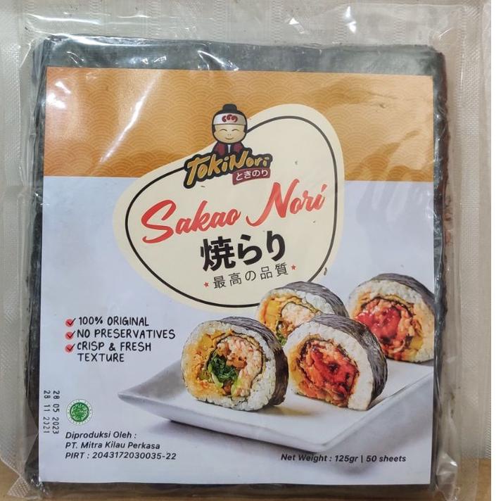

Promo ★★ Sakao Nori isi 50pcs Lembar Rumput Laut Sushi BEST Halal Σ