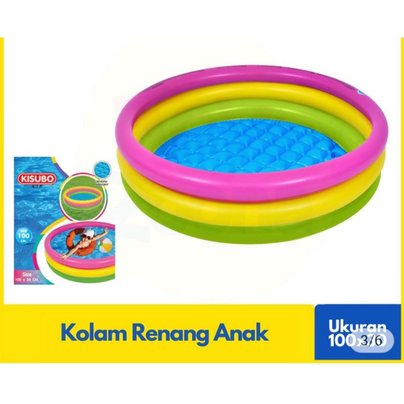 KOLAM PELANGI KISUBO IMPOR UK 100×30 Cm