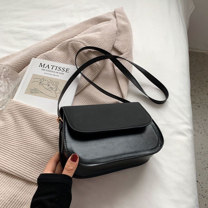 High-End Retro Tas Kecil Wanita Musim Gugur dan Musim Dingin 2021 Baru Trendi Fashion Messenger Tas Net Red Hot Gaya satu Bahu Tas Persegi Kecil
