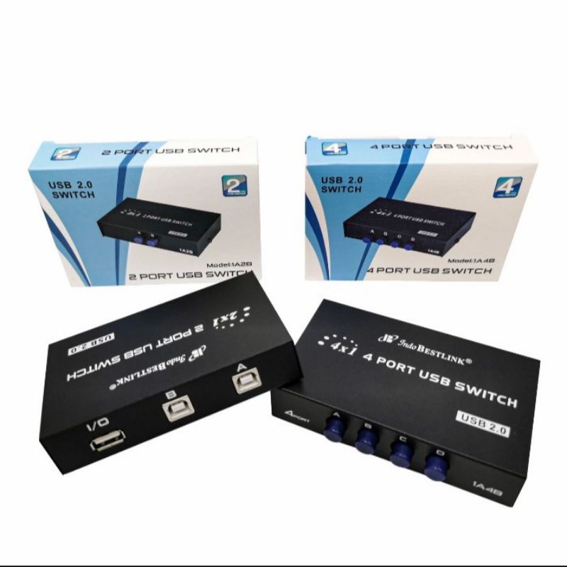 Hs USB Switch Printer / Alat Untuk Berbagi Printer Ke Beberapa Komputer Dan Laptop