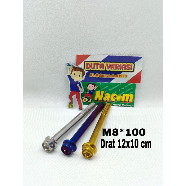 NACOM DV BAUT DRAT 12*10 CM / M8*100