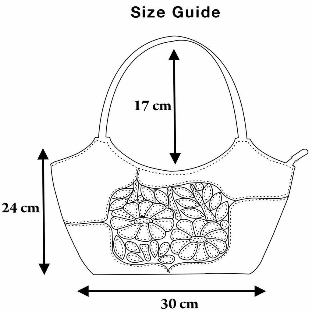 LECARI SEKARTANJUNG HANDBAG PATCHWORK LEATHER