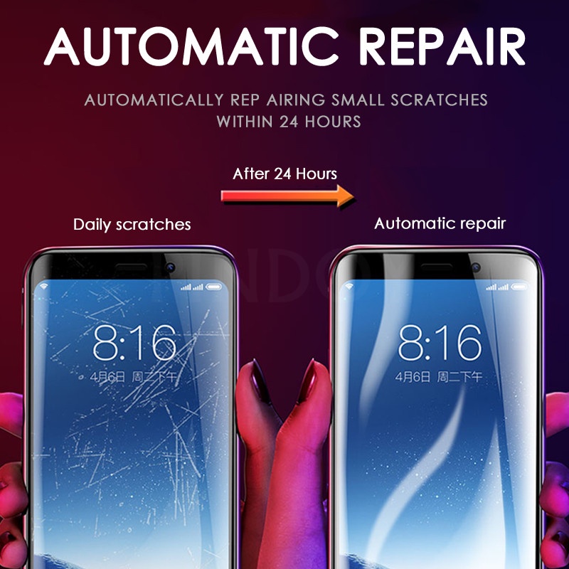 King Kong Film HD Hydrogel Film Pelindung Layar Untuk Samsung S8 S9 S10 S20 S21 S22 Plus Note10 Plus S10 Lite Note20 Ultra Note8 9 Hydrogel Film Protector