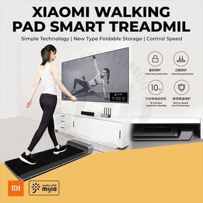 Xiaomi Walking Pad Smart Treadmill Alat Fitnes Fitness Treadmil C1