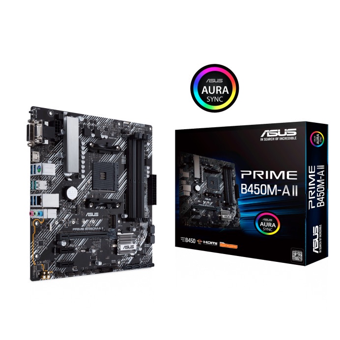 Motherboard ASUS B450M-A II | AM4 DDR4 AMD B450